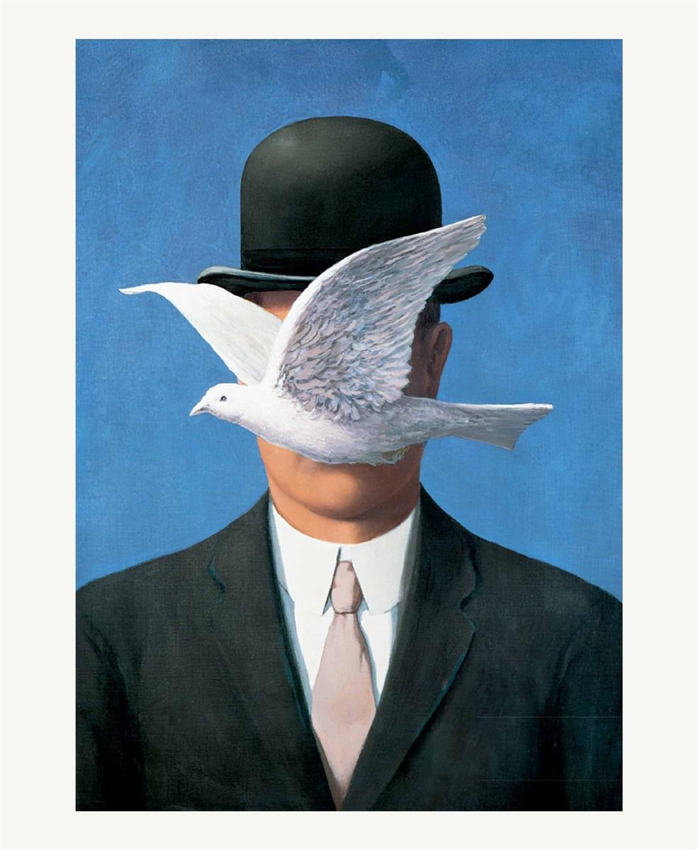 MAGRITTE: L'Homme au Chapeau Melon MAG04
